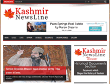 Tablet Screenshot of kashmirnewsline.com